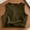Olive Green, variant on Basic Crop Tops for Women Crew Neck Tank Top Soft Everyday Summer Solid Color Camisole Navy XL