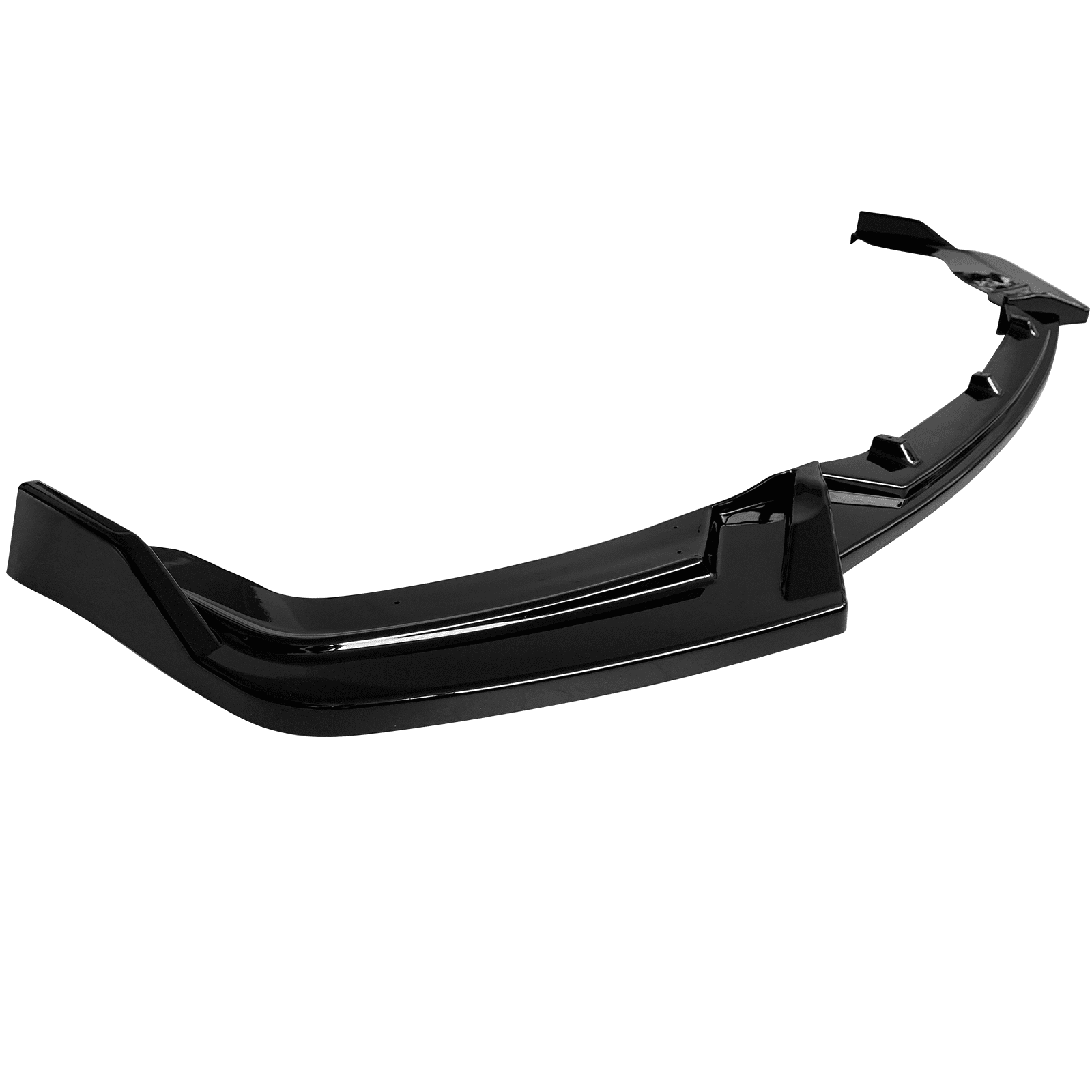 Ikon Motorsports Front Bumper Lip Compatible With 17-21 Honda Civic Hatchback & Si IKON Style Gloss Black Front Air Dam Chin Spoiler Splitter 3PCS