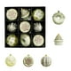 thumbnail image 2 of xihome Paquete de 9 adornos navideños de plstico irrompible, bolas pintadas electrochapadas, decoracin colgante para rbol y fiesta navideña., 2 of 6