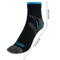 thumbnail image 2 of Calcetines De Compresión De Tobillo Calcetines Atléticos Aliviar La Fatiga Del Pie Calcetines Calcetines Deportivos Transpirables Calcetines De Compresión Para Correr Para Hombres Mujeres Deportes 6Pc Muyoka Hogar, 2 of 6