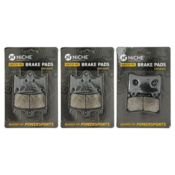 Niche Complete Organic Brake Pad Set for Yamaha Road Star Motorcycle MK1002589