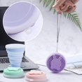 thumbnail image 3 of Tazas plegables, paquete de 4 cuencos de agua plegables, tazas de silicona portátiles plegables para actividades al aire libre, viajes, picnic, senderismo al aire libre, 3 of 5