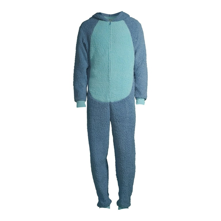 Disney Lilo Stitch Unisex Fleece One Piece Pajamas, Sizes S-XL 