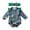 Green, variant on XIYON Baby Girls Halloween Skeleton Printed Long Sleeve Bodysuit With Headband Fly Sleeve Romper Outfit For Toddler Daily Wear Party Fashion