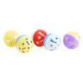 thumbnail image 5 of Yirtree 5PCS 1.77in Cat Toy Ball with Bell, Pet Toy Cat Bell Ball Cat Toy with Bell Cat Jingle Balls for Cats Kitten, Plastic Cat Toys Jingle Balls Pounce Chase Rattle Ball Toys Random Color, 5 of 8