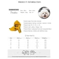 thumbnail image 4 of CIYISON Reflective Dog Clothes Dog Hodded Raincoat Skin Friendly Rainywear Pet Supplies, 4 of 7