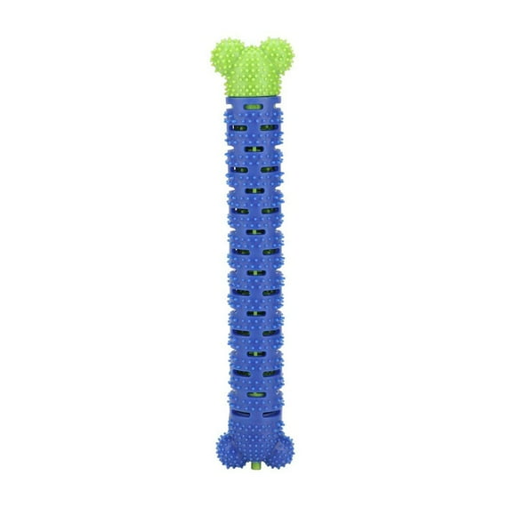 Dental Care Innovation, Dog Tooth Brush for Deep Teeth Cleaning, Crevice for Toothpaste or Food Placement, Silicone Durable Environmental Toothbrush Toy