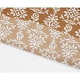 thumbnail image 4 of Vargottam Nappe Ronde Intérieure/extérieure 58 Pouces avec Trou pour Parasol et Fermeture Éclair, Nappe Imperméable, Nappes pour Table de Jardin - Marron Clair, 4 of 7