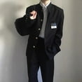 thumbnail image 2 of Japanese school uniform DK uniform Boys High Street rich handsome suit three-piece High sense-suit-XXXL, 2 of 4