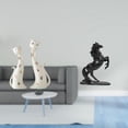 thumbnail image 2 of Estatua de pareja de gato y caballo, regalo de boda para repisa de comedor, pieza de colección, adorno de mesa, figuras, escultura, ornamentos., 2 of 8