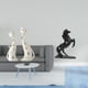 thumbnail image 2 of Figura de gato,Esculturas de gatos de pareja,figura decorativa de gato,Esculturas de parejas de gatos graciosos,estatuas de gatos pulidas,Estatua de caballo,Estatua de caballo,escultura, 2 of 8