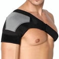 thumbnail image 4 of Sport Shoulder Brace, Adjustable Shoulder Brace Temperature Regulation  for Muscle Injury for Sprains for Tenosynovitis Right Shoulder,Left Shoulder, 4 of 8