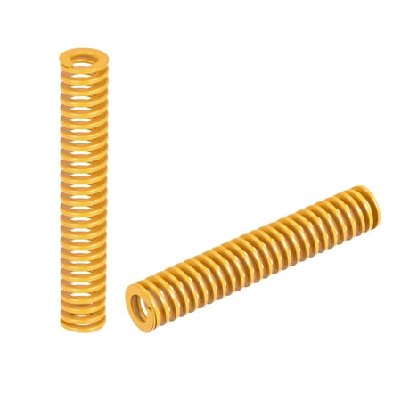 

Die Spring 12mm OD 70mm Long 2 Pack Stamping Light Load Compression Yellow