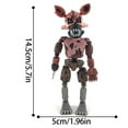 thumbnail image 3 of Mejor belleza Five Nights At Freddys Action Figures Toy Security Breach Series Glamrock Foxy PVC Doll For Kid Gift, 3 of 3