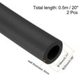 thumbnail image 2 of 2pcs Pipe Insulation Foam Tube 18mm ID 25mm OD 20" Heat Preservation for Handle Grip Support,Black, 2 of 7