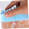 thumbnail image 3 of 1 Set 2pcs Massaging Shower with Exfoliating Double- Women Kids Massage Infant Massager Soft Scrubber Brushes Back Double Ease Double-Side Family Head Silicone Home Brush Hair, 3 of 5