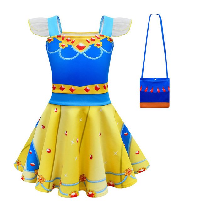 Jupe Courte à Volants pour Filles Jupe de Danse Ballet avec Sac