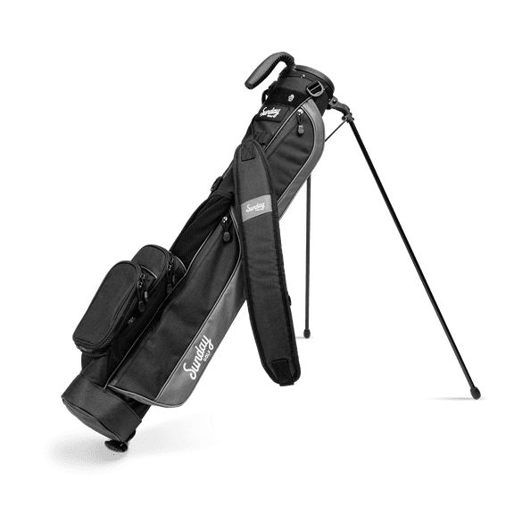 Sunday Golf 31 Inch Loma Lightweight Golf Bag, Matte Black