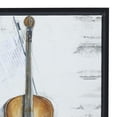 thumbnail image 4 of DecMode 18"W, 24"H Polystone Traditional Violin Framed Wall Art, Brown, 1-Piece, 4 of 8