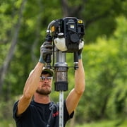 Titan Post Drivers Gas Powered Fence Post Driver for T-Posts, Pipes and Stakes