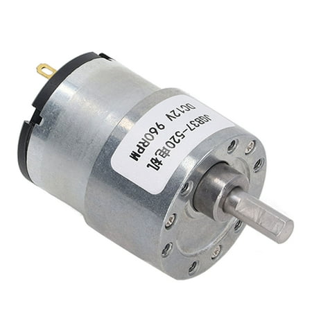 DC Gear Motor, DC 12V 960RPM Gear Motor Brass Coil Large Torsion CW CCW ...