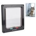 thumbnail image 3 of Puerta con mosquitera acrílica ABS para mascotas Bling Bling Ventana con cerradura Impermeable Mediana Negro, 3 of 6