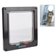 thumbnail image 3 of Puerta con mosquitera acrílica ABS para mascotas Bling Bling Ventana con cerradura Impermeable Mediana Negro, 3 of 6