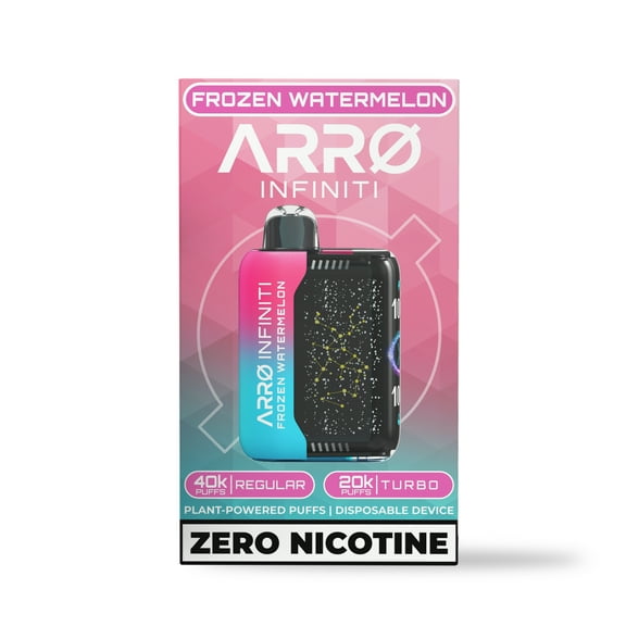 ARRO Infiniti - Frozen Watermelon | 0% Nicotine, 40k puffs, Aromatherapy Diffuser