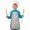 Tractor and Loaders, variant on Tractor and Haystacks White Pattern Teens Aprons, Adjustable Neck Strap, Toddler & Teens Aprons for Cooking & Baking, 19x23.6 Inches