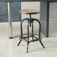 thumbnail image 5 of Noble House 26" Mikah Tabouret de Bar Réglable en Chêne Vieilli, 5 of 5