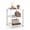 White, variant on Gymax 3-Tier End Table Square Side Table w/Open Storage Shelves for Living Room White