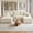 Beige, variant on Anybox 92.5" Corduroy U-Shaped Sectional Sofa, Modular Boneless Couch with Left-Facing Chaise, Ottoman and Deep Seat, No Assembly, Brown