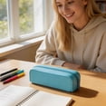 thumbnail image 5 of Hyknon Silicone Pencil Case Small Aesthetic Pencil Pouch with Zipper Waterproof Stationery Pen Bag for Makeup Classroom College Office, 5 of 6