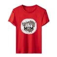 thumbnail image 4 of Blusa suelta estampada con cuello redondo y manga corta para mujer OAVQHLG3B Store  lin121212, 4 of 5