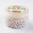 thumbnail image 2 of 1Box Glass Pearl Bead Sets Barely Pink Mix Eco-Friendly Round Dyed Mixed Color 6mm Hole: 0.7~1.1mm 400pcs/box., 2 of 3