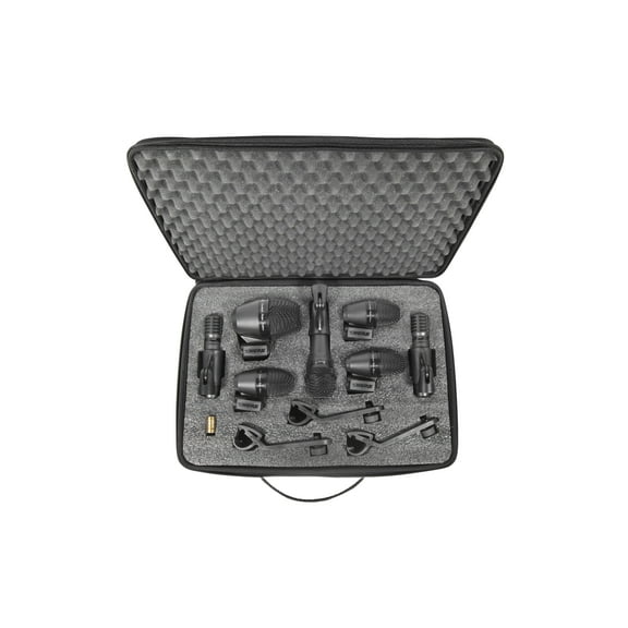 Shure PGADrumKit7 Alta 7-Piece Drum Mic Kit With Case