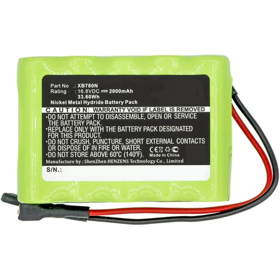 Batteries N Accessories BNA-WB-H8691 Vacuum Cleaners Battery - Ni-MH, 16.8V, 2000mAh, Ultra High Capacity Battery - Replacement for Euro-Pro XB780N Battery