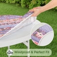 thumbnail image 5 of Colorful Round Table Cover, Boho Floral Design with Elasticated Edge for Up to 56 Inches, Easy Clean, 5 of 7