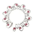 thumbnail image 3 of 8 Pcs Clip On Flower Crystal  Non Piercing Body Jewelry, 3 of 9