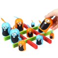 thumbnail image 3 of Gobblet Gobblers Board Game Tic-tac-toe Strategy Game Toys Interactive Educational Games Gift, 3 of 5