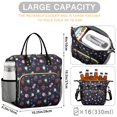thumbnail image 5 of Pioneer Flower Floral Print Pattern Womens Lunch Box for Work,Insulated Large Lunch Bag,Leakproof Adult Lunch Bag for Work,Beach,Travel,Picnic,Camping, 5 of 6