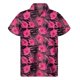 thumbnail image 3 of Camisa hawaiana con estampado 3D de plantas tropicales para hombre, camisas con botones para playa, camisetas de manga corta de verano, blusa hawaiana con solapa de calle, 3 of 5