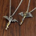 thumbnail image 5 of INS Vintage Style and Dragon Necklace for Men Fashion Pterodactyl Warrior Stainless Steel Jewelry Charm Party Accessories, 5 of 5