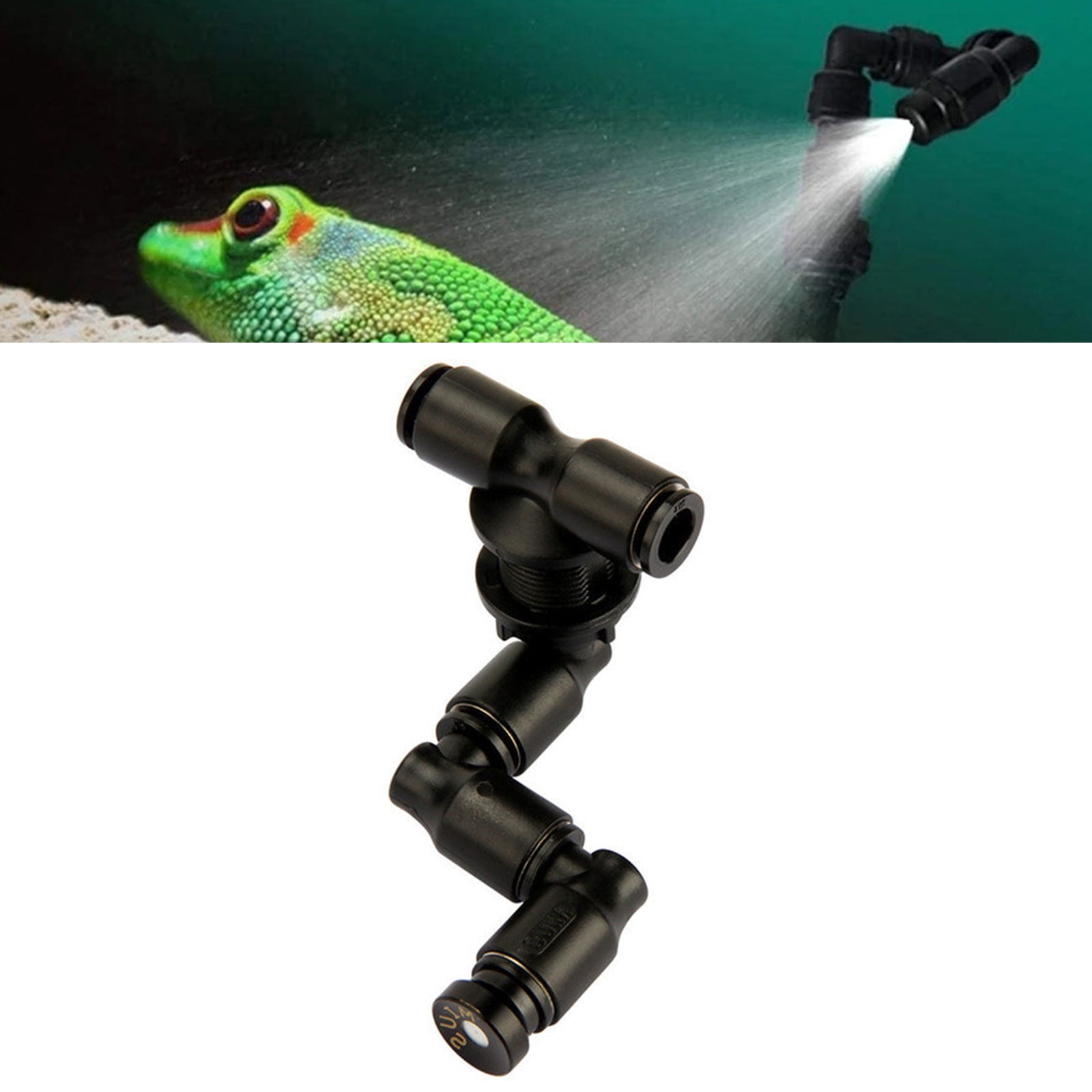 AUREVOIR Fogger Mist Sprinkler 360 Adjustable Nozzles Garden Greenhouse