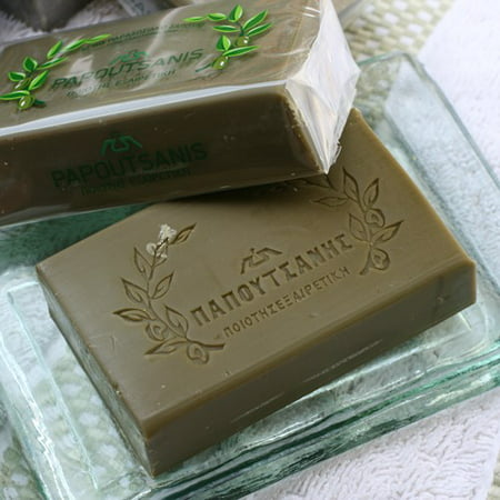 Greek Olive Oil Soap by Papoutsanis (250 gram)