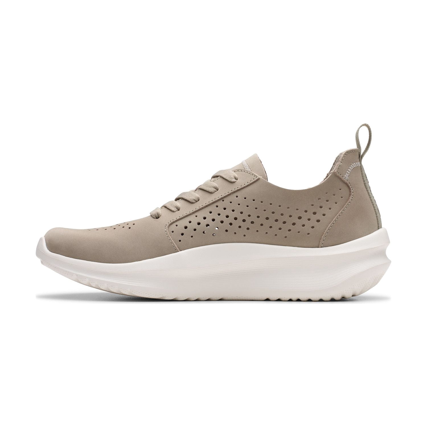 Clarks Solevana Nubuck - Womens Lace-Up Sneakers - Walmart.com