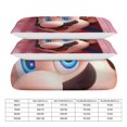 thumbnail image 2 of Super Mario 3-Piece Bedding Sets, Comforter Set (1 Quilt Cover + 2 Pillow Cover), Soft Microfiber Duvet Cover Set with Zipper Closure, 2 of 8