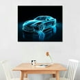 thumbnail image 2 of COMIO Sports car Poster Canvas Wall Art Framed ，Super Car Canvas Artwork for Men Boys Sports Posters Bedroom Office Room Decor Awesome Gift for Teen Boys, 2 of 4