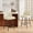 white, variant on 26" Counter Height Bar Stools Set of 2, Upholstered High Chairs with Backs, Metal Legs & Footrest for Kitchen, Pub & Bistro