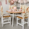 thumbnail image 3 of Vintage Botanical Chair Back Covers, Removable Chair Covers for Dining Chairs Set of 4, Washable Chairs Slipcovers Back Seat Protector for Wedding Party 19"x20", 3 of 9